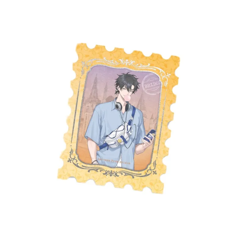 March·Monster 'Link Click' Animation, Yingdu Letters, Collection, Paper Clip Stamp Photo Cards-1