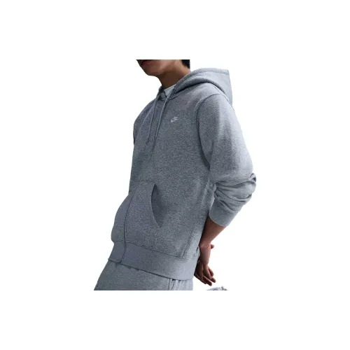 nike today Club Men's Full Zip Fleece Hoodie