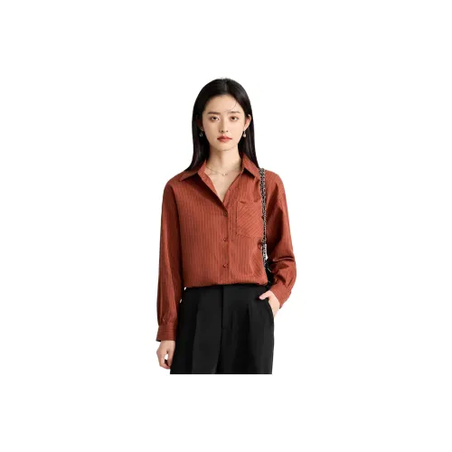 FAIRWHALE Shirts Women's Red