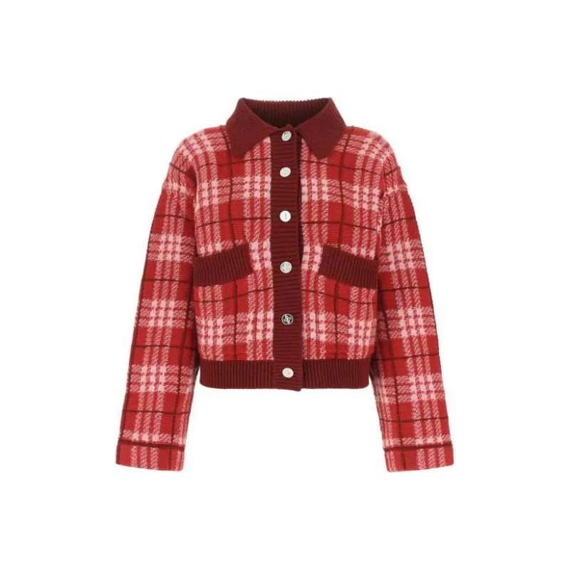 Barrie Collared Button-Up Knit Cardigan-0