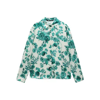 ZARA Shirts Women's Green