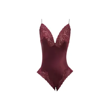 SAINT LAURENT SS24 Jumpsuit Women's Bordeaux