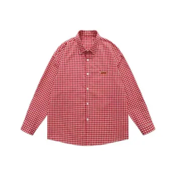 COVT Shirts Women's Red Plaid Shirt