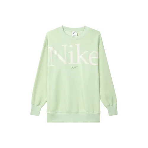 Nike Sportswear Phoenix Fleece Sweatshirt Women's Light Olive Green Gray