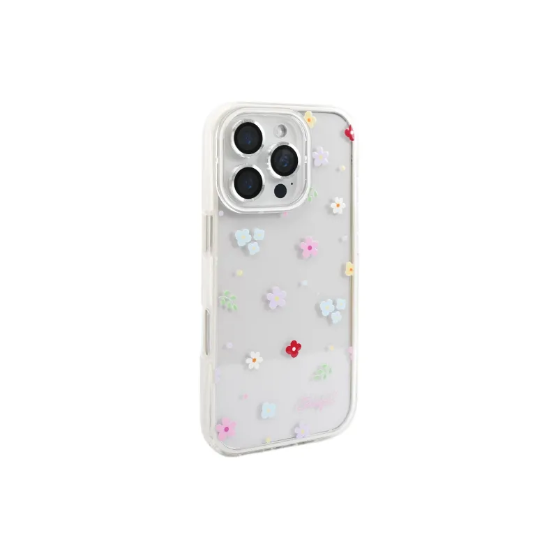 Wei Xin Acrylic Material Multicolor Floral Stand Phone Cases Compatible With IPhone 16/15 Pro Max/Apple 13/14 Pro/Max-5