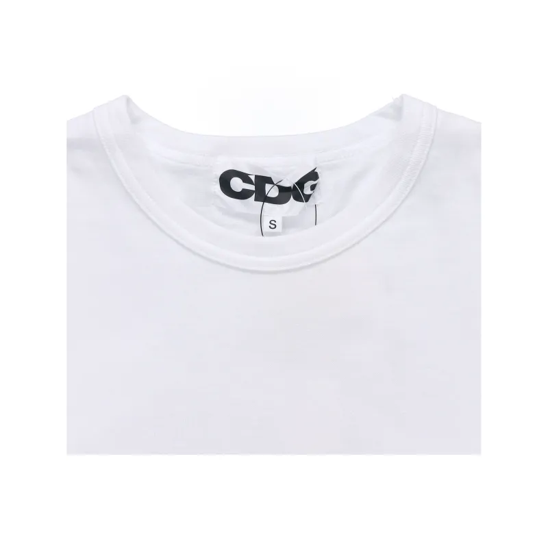 CDG T Shirts Unisex White-3