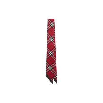 Burberry Checked Silk Scarf