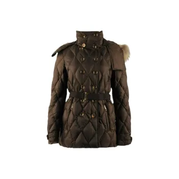 Burberry Down Jackets Women's Brown