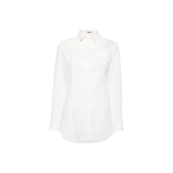 Yohji Yamamoto Bow detail Cotton Shirt