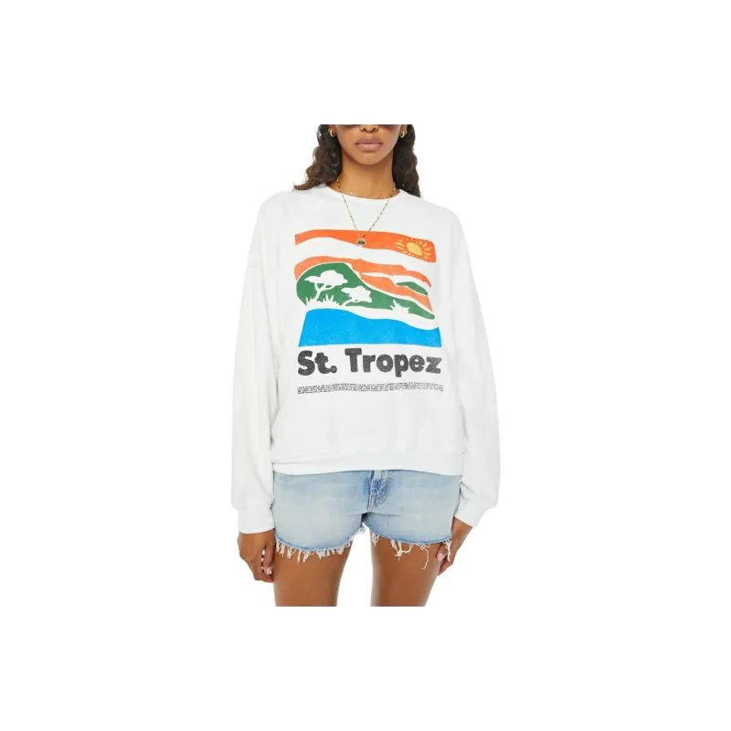 MOTHER SS24 Sweatshirt Women's White-0