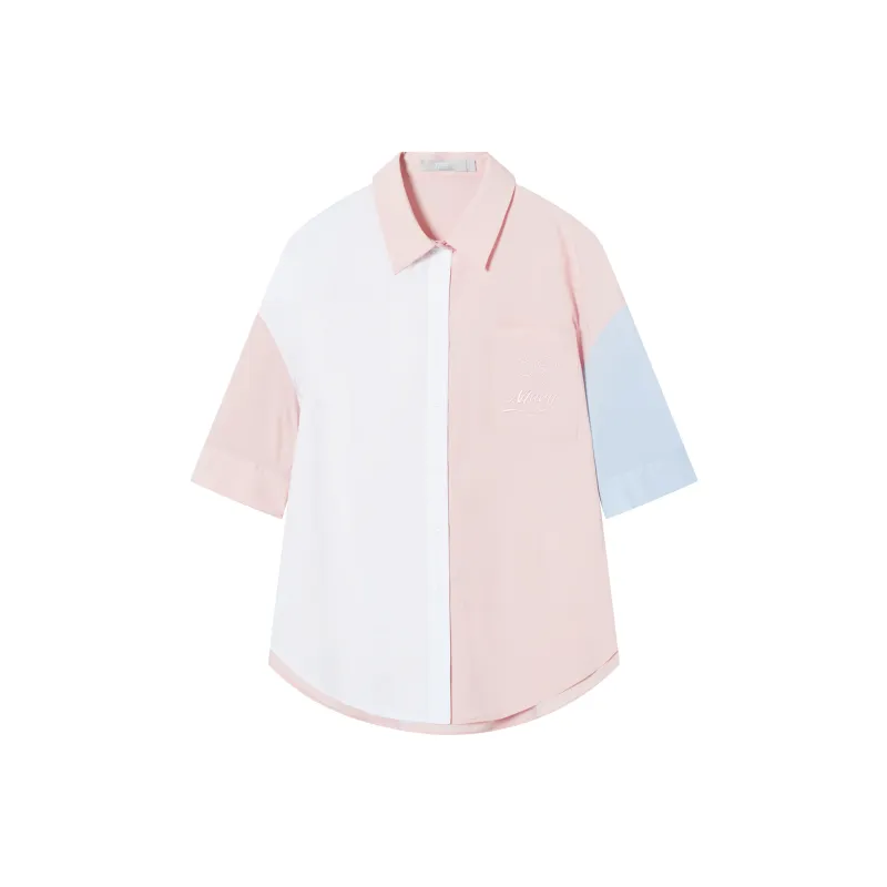 DIALOGUE Shirts Women's Pink & Blue-0