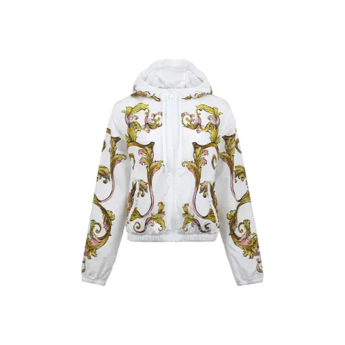 VERSACE JEANS COUTURE SS25 Jackets Coats Women's White