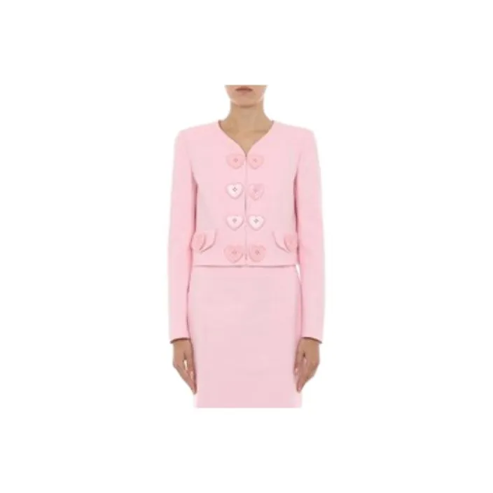 MOSCHINO Jackets Coats Women's Pink-0
