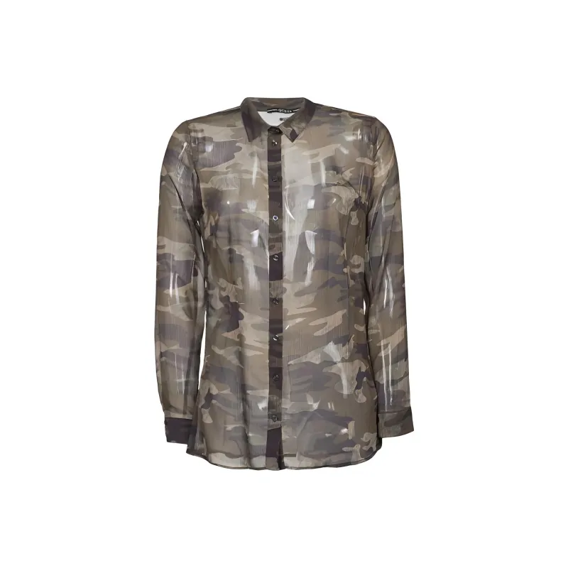 GUESS Shirts Women's Green-0
