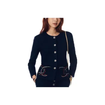 CHANEL Knitwear Women's Blue