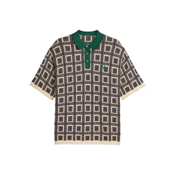 Adidas Originals Brain Dead Knit Polo Shirt