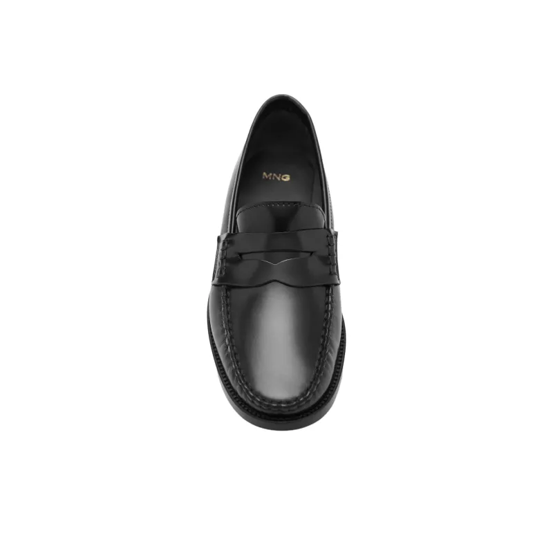 MANGO Loafers Women's Black-2