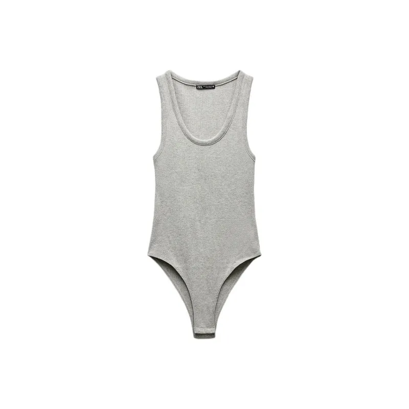 ZARA Bodysuits Women's Gray-0