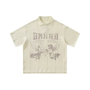 BEAR UNION Polo Shirt Unisex Ecru