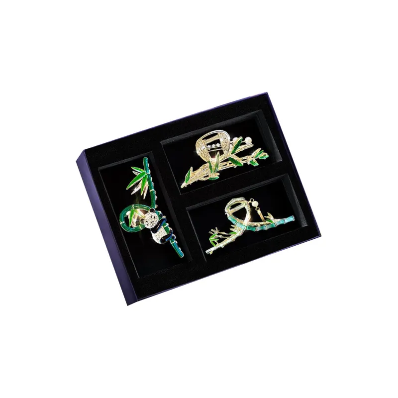Enchanting Cat Alloy Hair Clips Women's-0