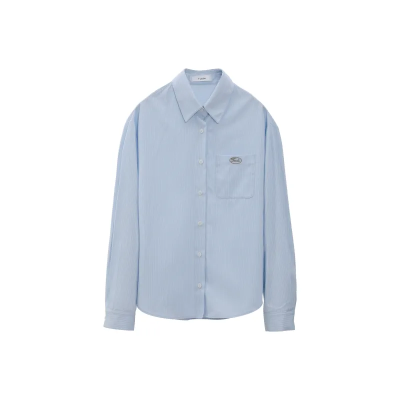 Fstudio Yarn Dyed Woven Jacquard Stripes Shirt Women's-0