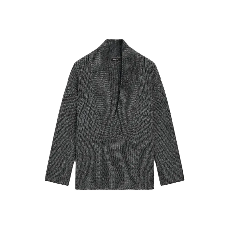 Massimo Dutti Knitwear Women's Gray-0