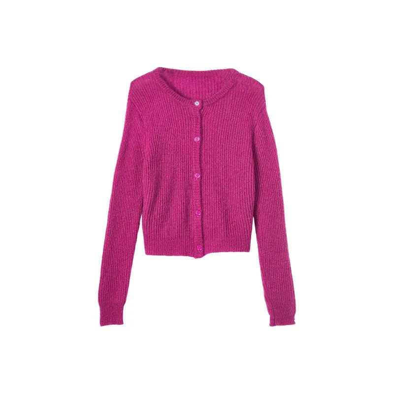 Demana Knitwear Women's Rose Red-0
