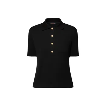 LOUIS VUITTON 1AFYSN Monogram Piqué Polo Top