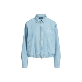 Polo Ralph Lauren Chambray Windbreaker 'Blue'