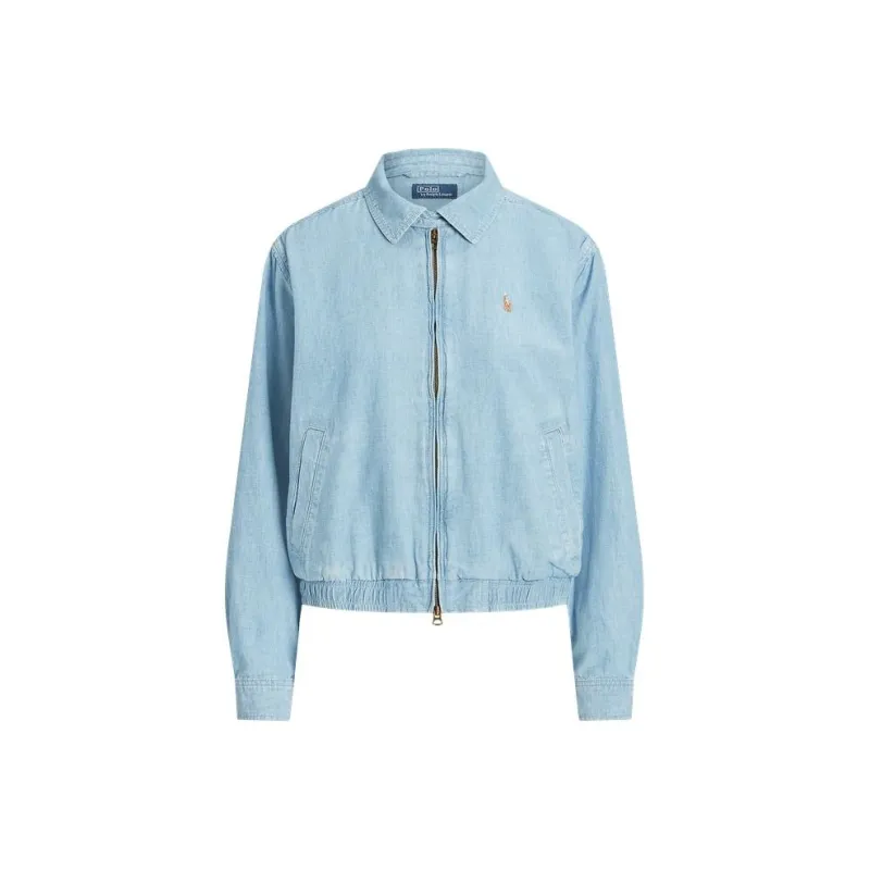 Polo Ralph Lauren Chambray Windbreaker 'Blue'-0