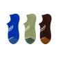 [3 Pack]Blue/Dark Coffee/Green