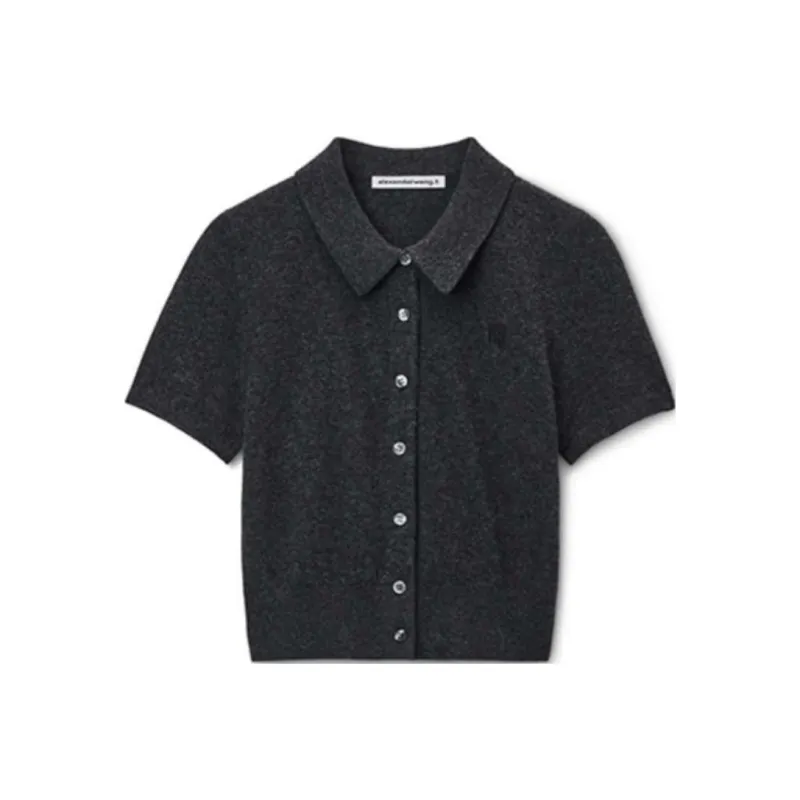 Alexander Wang Logo embroidered Top-0