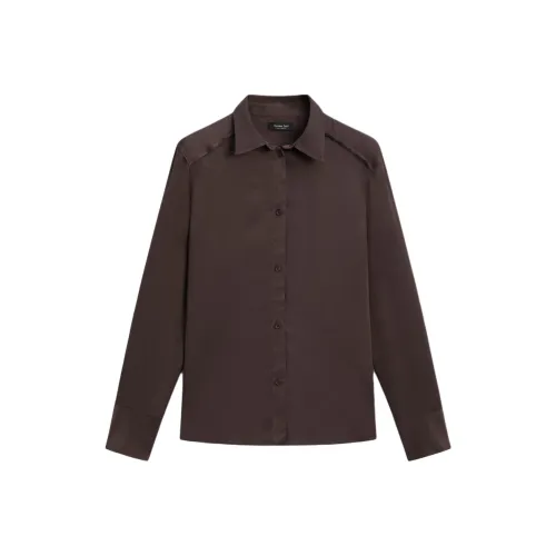 Massimo Dutti Shirt Women's Pomegranate Stone Color