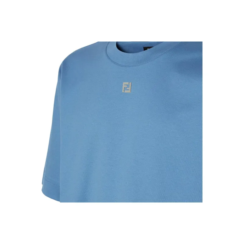 FENDI SS25 T Shirt Men's Light Blue-2
