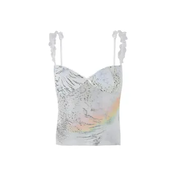Tiger Mist JOSEPHINE TOP Camisole Women's White