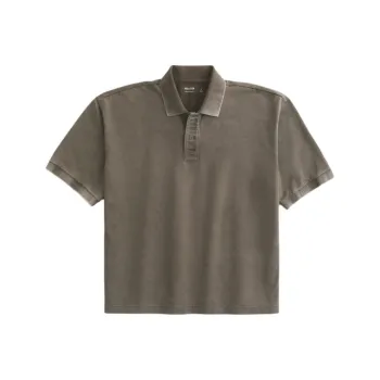 Hollister Polo Shirt Women's Washable Brown