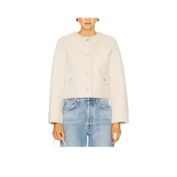 LOVESHACKFANCY Jackets Coats Women's White