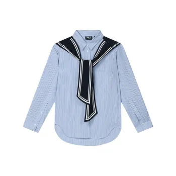 FILA Shirt Women's Blue Star Flower Blue