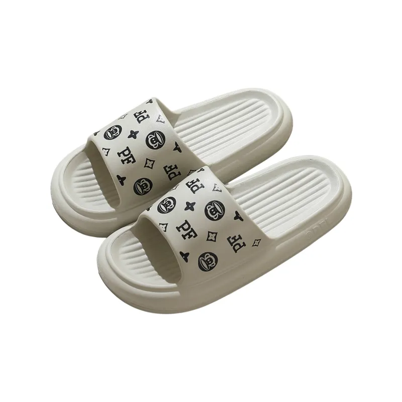 PAUL FRANK Slippers Cream Apricot/Dusty Pink/Black/White/Green/Dark Blue/Dark Gray-43