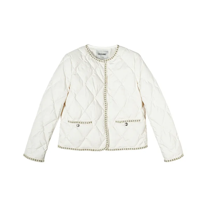 MISSSHINE Down Jackets Women's Apricot-0