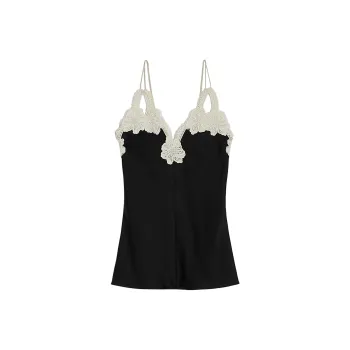 JIL SANDER Floral embroidered Top