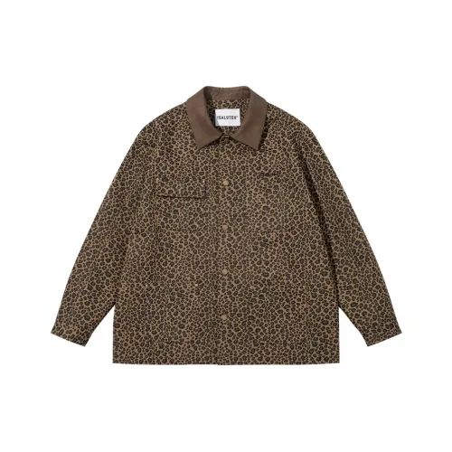 Funky Leopard Print Quilted Jacket