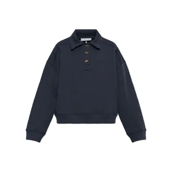GANNI Logo Embroidered Sweatshirt