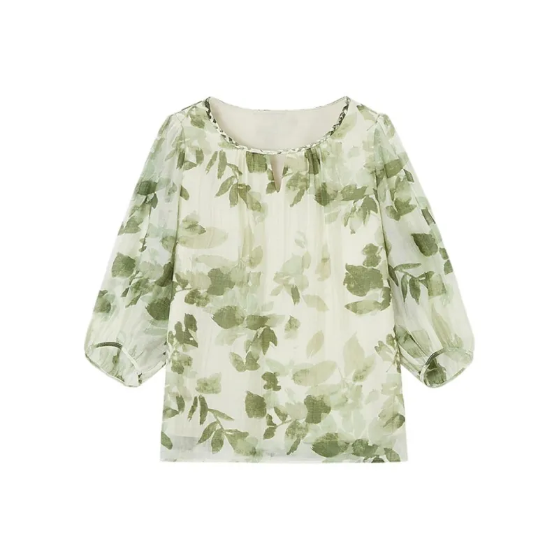 Dme Shirts Women's Leaf Green-0