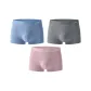 [Type A 80S Modal+7A Antibacterial]Light Gray Blue+Dark Gray+Coffee Red