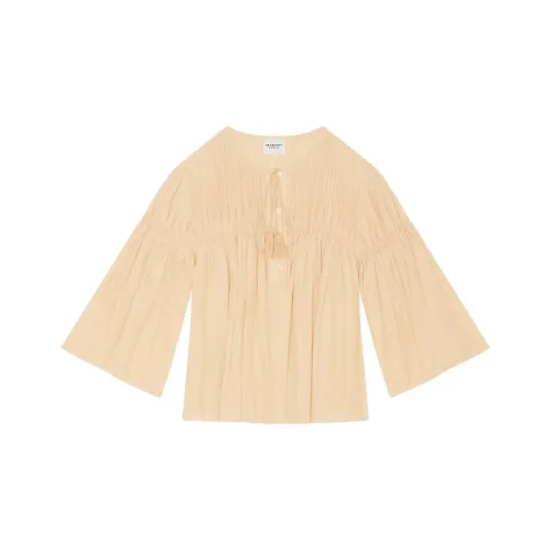ISABEL MARANT ETOILE Axeliana Pintuck detail Blouse