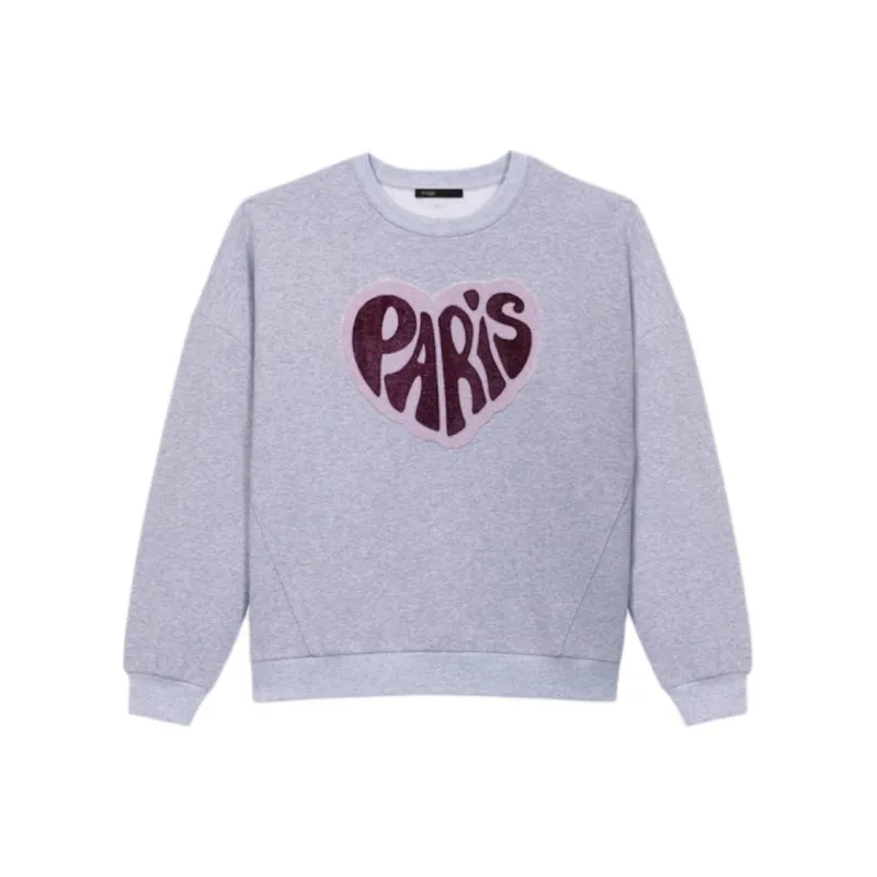 Maje Sweatshirts Women's Gray-0