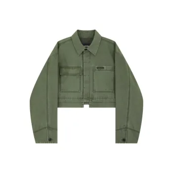 WE11DONE 2025 Spring Jacket Women's Khaki Green