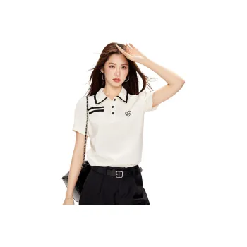 CHOCOOLATE Polo Shirt Women's IVX/Beige