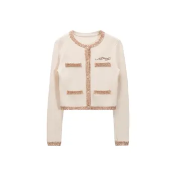 Ed Hardy FW24 Knitwear Women's Almond